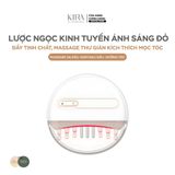  Lược ngọc kinh tuyến ánh sáng đỏ - đẩy tinh chất, massage thư giãn kích thích mọc tóc, thải độc đầu cao cấp 