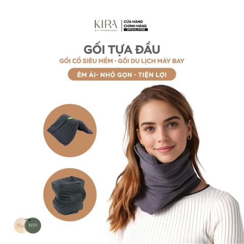  Gối tựa đầu - Gối cổ siêu mềm - Gối du lịch máy bay 