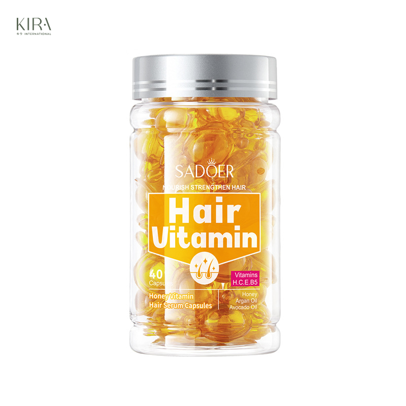  Tinh chất dưỡng tóc dạng viên nang Vitamin – chiết xuất mật ong, dưỡng ẩm & phục hồi tóc 