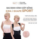  Đai chỉnh tư thế chống gù lưng I-Shape Sport KIRA, chống vẹo cột sống cao cấp - chất liệu thoáng khí tàng hình - kiểu dáng thời trang - hỗ trợ tư thế tối đa 