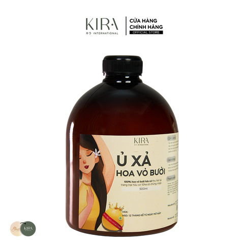  Ủ xả hoa vỏ bưởi  hữu cơ Mộc Ân nuôi dưỡng nang tóc - suôn mượt tự nhiên 500ml 