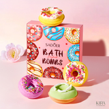  Set 4 Viên Muối Tắm Hoa Khô Thiên Nhiên 100g SADOER – Làm Sạch, Thơm Dịu, Tẩy tế bào chết, Làm sáng mịn da - Dùng Tắm Bồn 