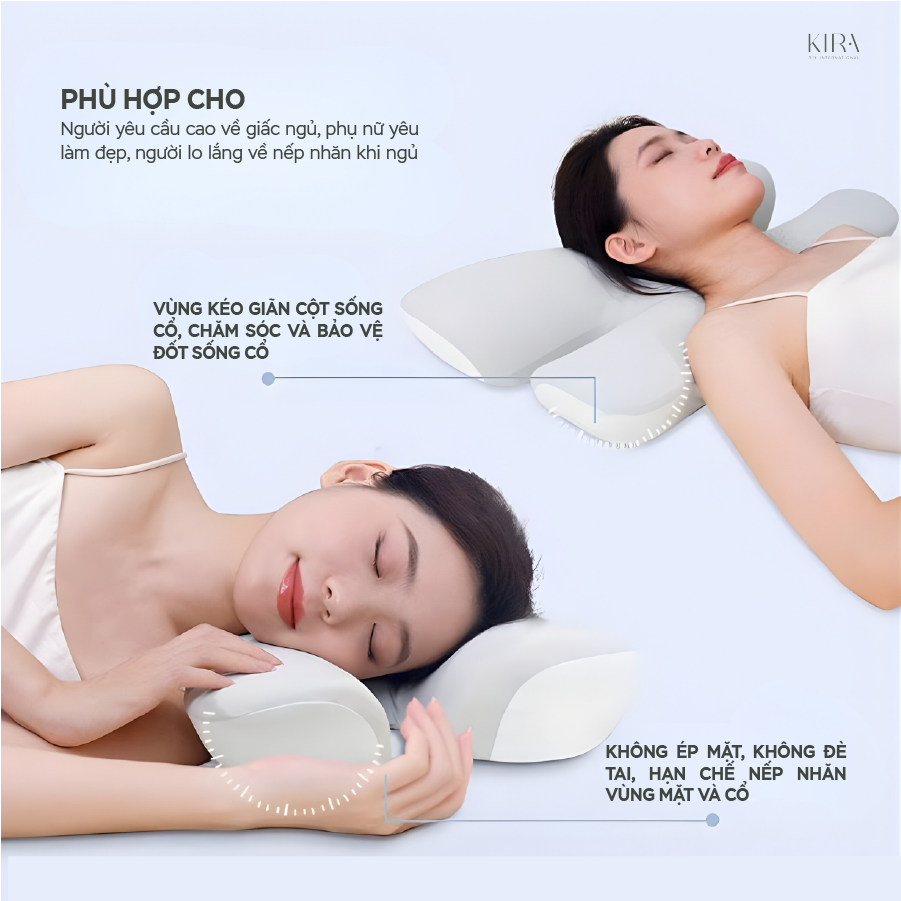  Gối chữ X hỗ trợ cổ vai gáy giúp ngủ ngon 