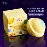  Bom tắm muối khoáng hình hành tinh 120g giúp làm mềm và dưỡng ẩm cho da, làm tinh thần sảng khoái - SADOER 