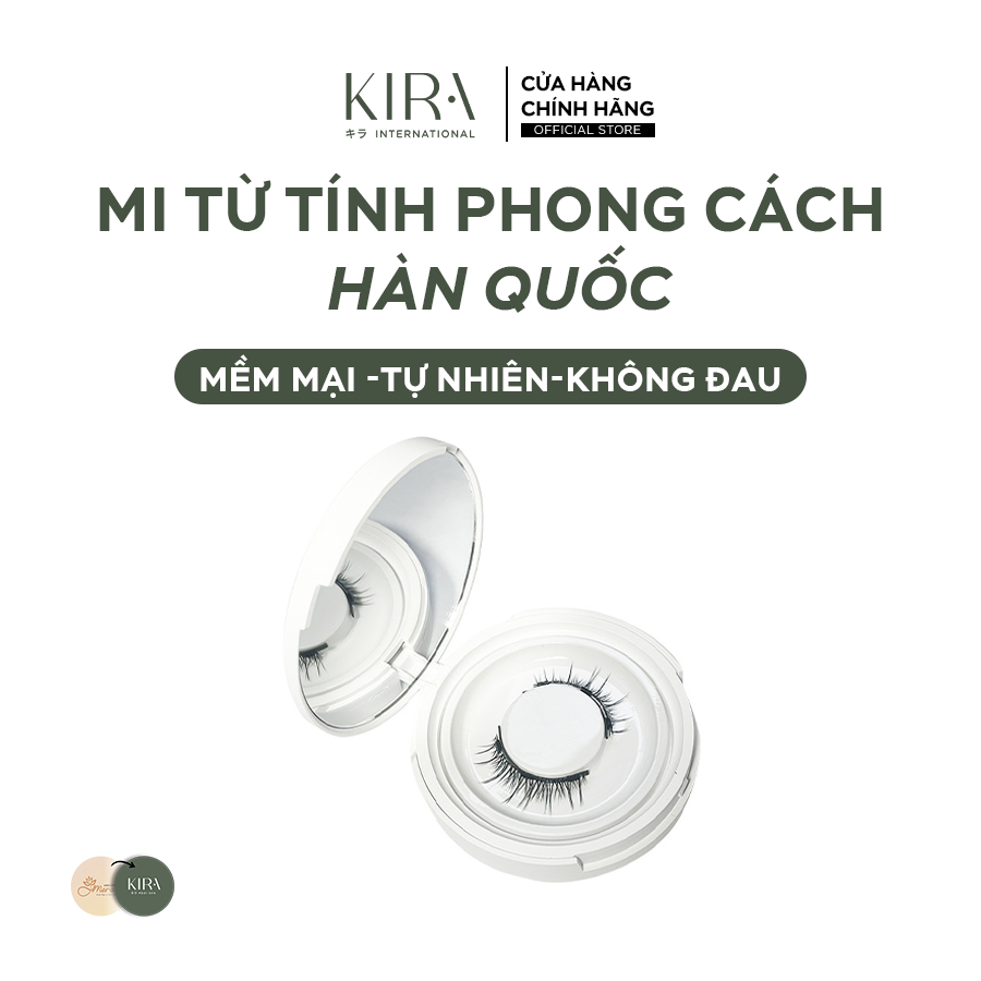  Mi từ tính phong cách Hàn Quốc Chất liệu giả lông chồn mềm mịn, hiệu ứng tự nhiên – giống thật, dễ dàng gắn và tháo, phù hợp trang điểm hằng ngày- Không bao gồm kẹp mi 