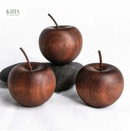  Táo khuếch tán hương bằng gỗ sáng tạo (táo bình an), đồ trang trí nhà cửa khuếch tán tinh dầu nước hoa 