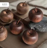  Táo khuếch tán hương bằng gỗ sáng tạo (táo bình an), đồ trang trí nhà cửa khuếch tán tinh dầu nước hoa 