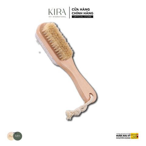  Bàn chải gỗ lông mềm tắm khô – Tẩy tế bào chết toàn thân, massage cơ thể thư giãn tại nhà 
