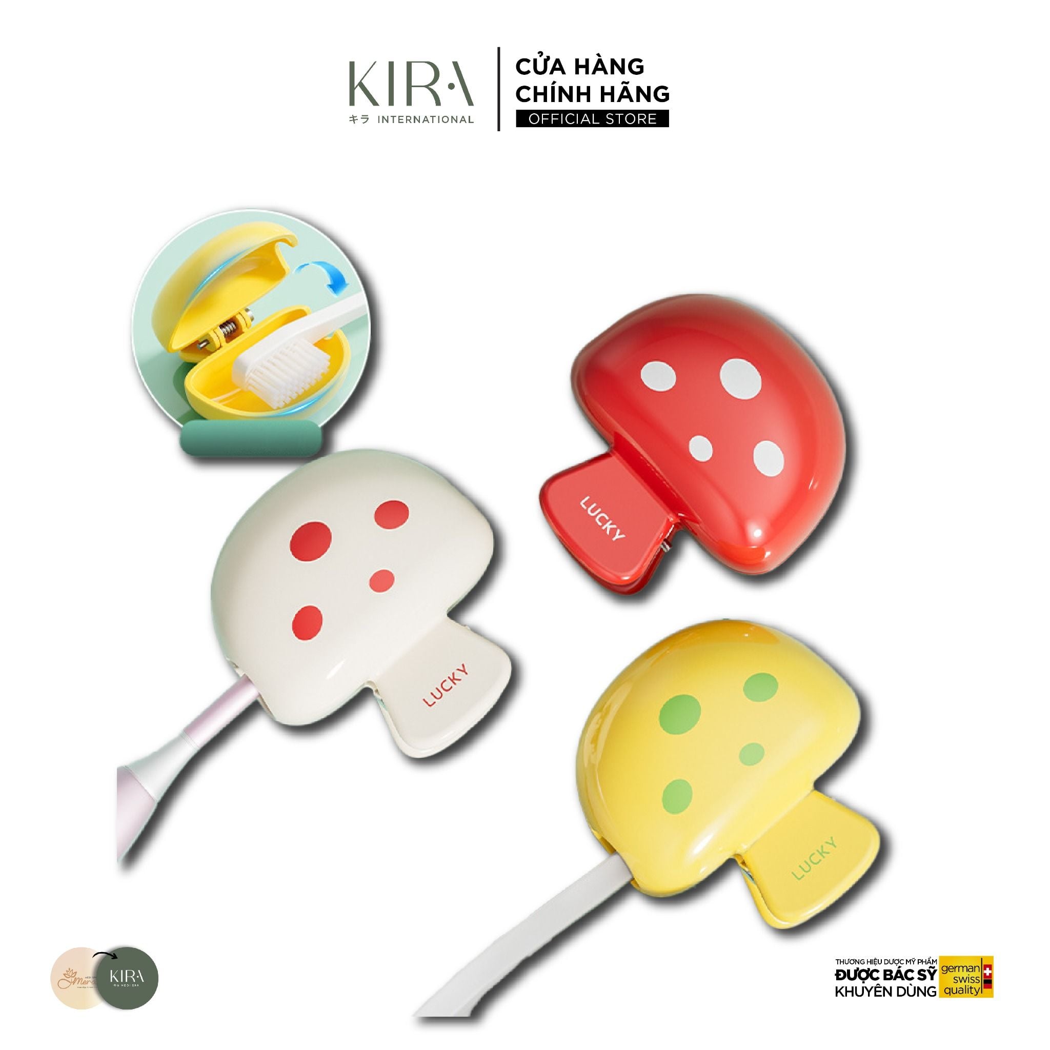  Hộp bảo vệ đầu bàn chải đánh răng hình nấm – tiện lợi mang theo du lịch, giữ vệ sinh, chống bụi hiệu quả 