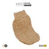  Găng tay tắm tẩy tế bào chết từ xơ mướp đan tay – Chà lưng toàn thân – Dịu nhẹ cho da – Dễ giặt và tái sử dụng 
