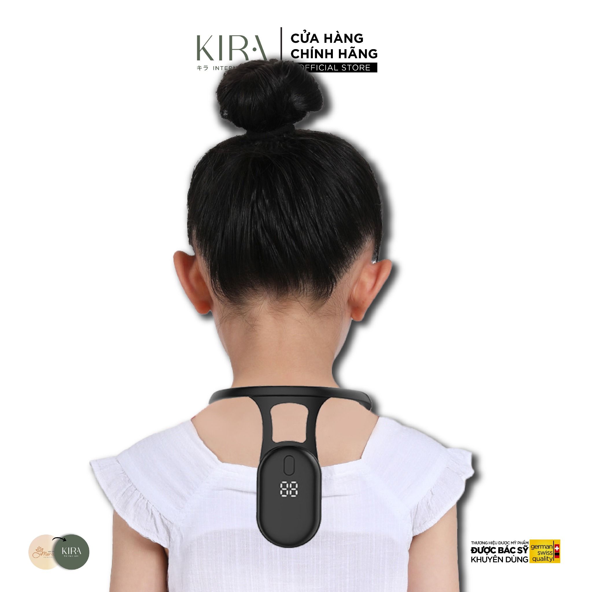  Đai chống gù thông minh cho bé – Bản X có cảm biến rung theo dõi tư thế 