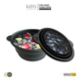  Chậu Đá Lạnh Rửa Mặt Gập Gọn Silicone 1.5L – Dụng Cụ Ngâm Mặt Ice Basin Skin Reviver giúp săn chắc da, se khít lỗ chân lông, cho tinh thần sảng khoái 