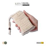  Túi đựng xà phòng tắm sợi gai/lưới lanh tự nhiên | Tạo bọt mịn – Tẩy tế bào chết – Treo thơm phòng 