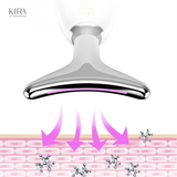  MÁY CHĂM SÓC TRẺ HOÁ VÙNG CỔ – MASSAGE RUNG, ÁNH SÁNG 7 MÀU, GIÚP NÂNG CƠ, MANG LẠI KHUÔN MẶT THON GỌN VLINE 