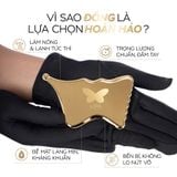  Guasha đồng thau Cánh Bướm KIRA – Dẫn lưu bạch huyết, điêu khắc mặt & cơ thể 
