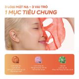  Mặt Nạ Kira Skin Feast – “Bữa Tiệc” Dưỡng Chất Cho Làn Da | Bộ 3 Mask Cà Chua – Trà Xanh – Sakura 