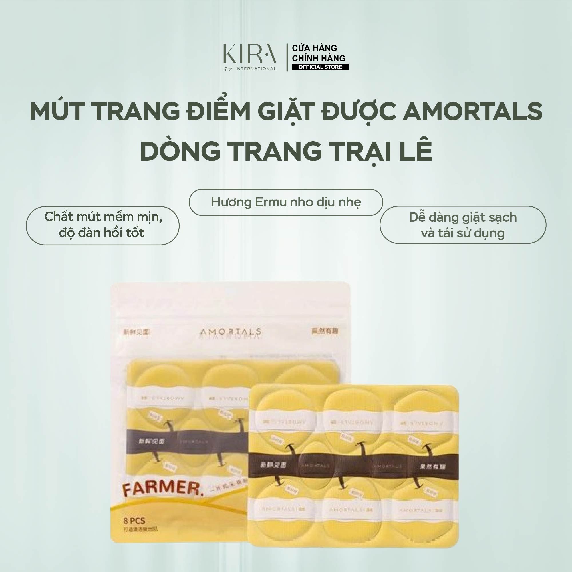  MÚT TRANG ĐIỂM AMORTALS CAO CẤP GIẶT ĐƯỢC TÁI SỬ DỤNG NHIỀU LẦN – PEAR 