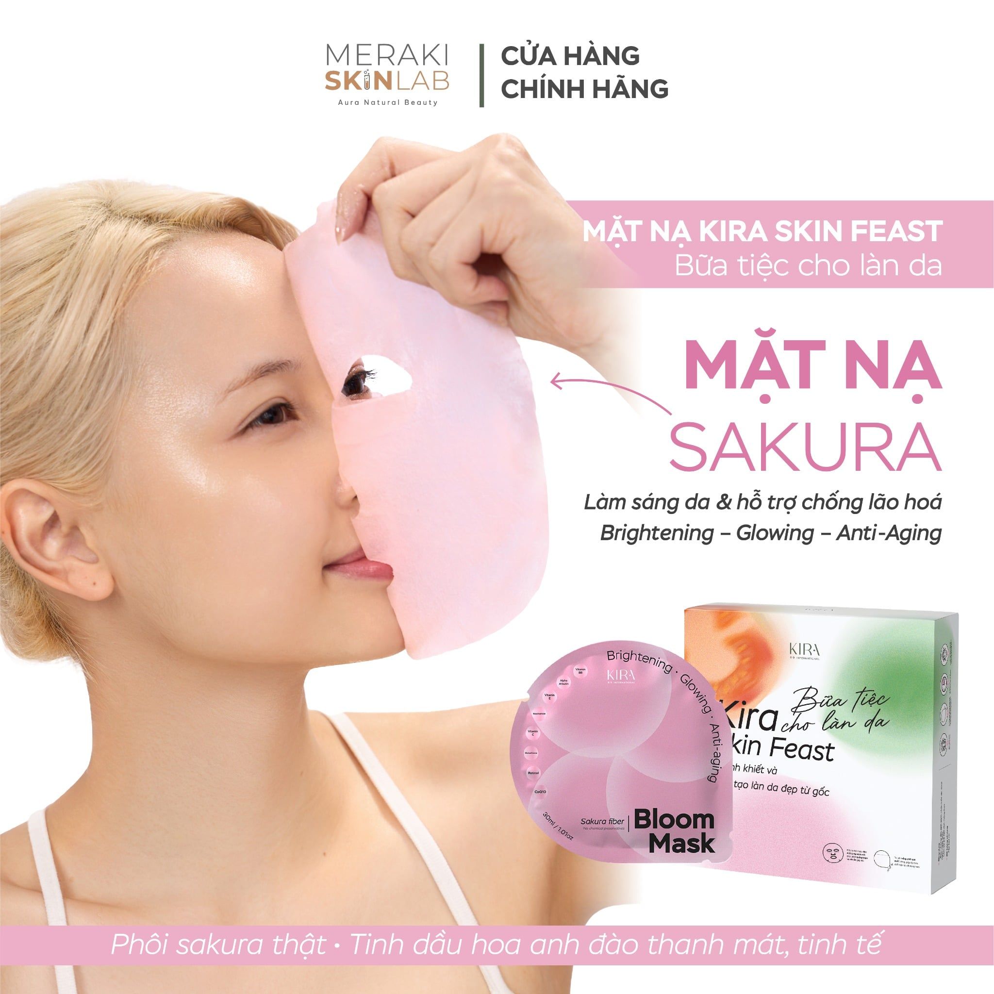  Kira Skin Feast (Bữa tiệc cho làn da) - thanh khiết và khởi tạo làn da đẹp từ gốc 