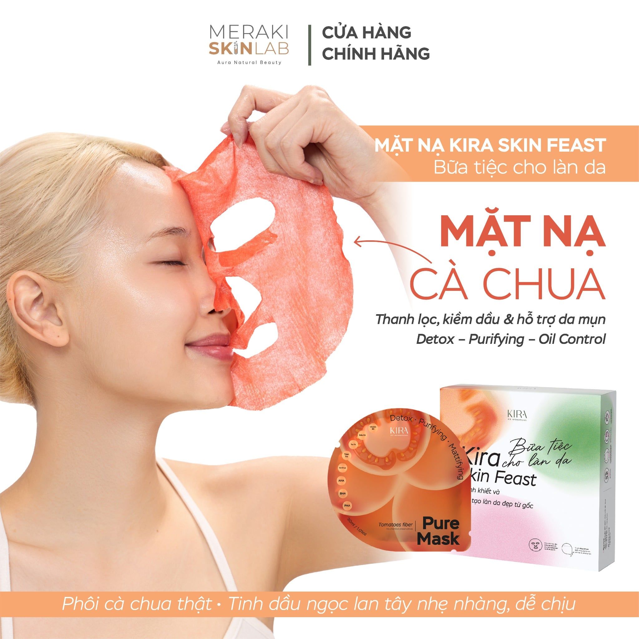  Kira Skin Feast (Bữa tiệc cho làn da) - thanh khiết và khởi tạo làn da đẹp từ gốc 