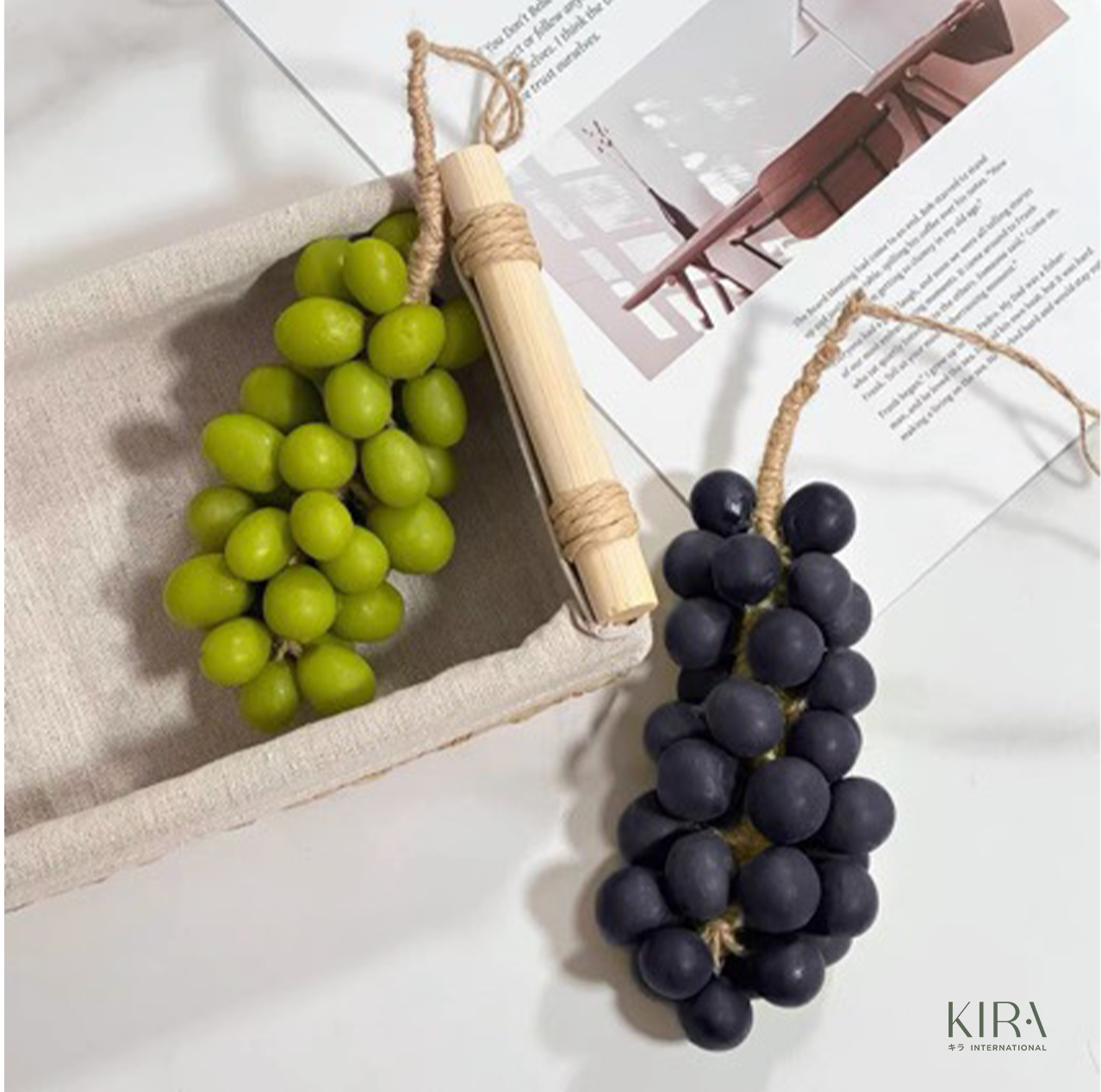  Xà phòng chùm nho hương thơm hoa cỏ sang trọng – quà tặng độc đáo, trang trí nhà cửa, dưỡng ẩm và làm mềm da - có hộp 