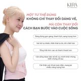  Đai chỉnh tư thế chống gù lưng I-Shape Lite KIRA, chống vẹo cột sống cao cấp - chất liệu thoáng khí tàng hình - kiểu dáng thời trang - hỗ trợ tư thế tối đa 