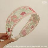  Băng đô ren trắng, khăn đội đầu, khăn tam giác kiểu Pháp, khăn vuông phong cách 