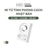  Mi từ tính phong cách Nhật Bản cá tính – gồm 1 cặp mi + kẹp gắn, kiểu tự nhiên, chất liệu giả lông chồn mềm mại. 