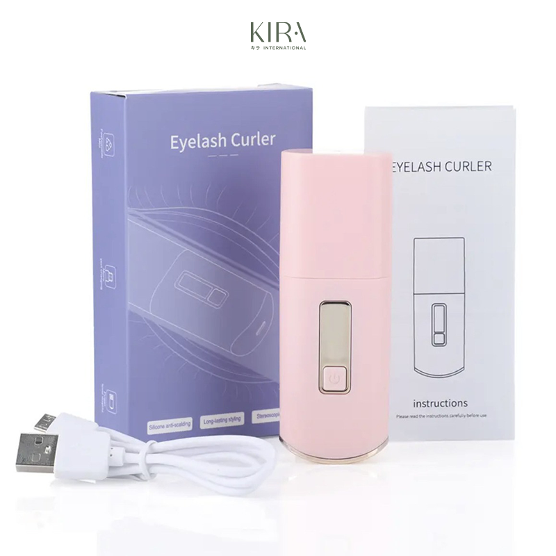  Máy uốn mi điện cho làn mi cong nhanh chóng tiện dụng giữ dáng suốt cả ngày dài 