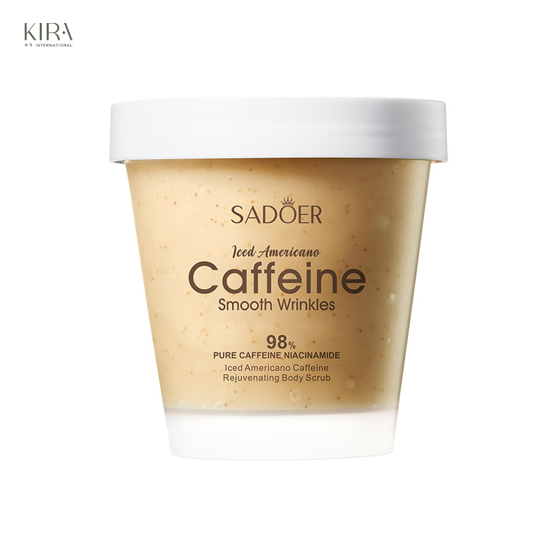  Tẩy tế bào chết Cà Phê Đen Mỹ_SADOER làm da láng mượt mềm mịn, hương thơm tự nhiên thư giãn 