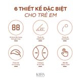  Đai chống gù thông minh cho bé – Bản X có cảm biến rung theo dõi tư thế 