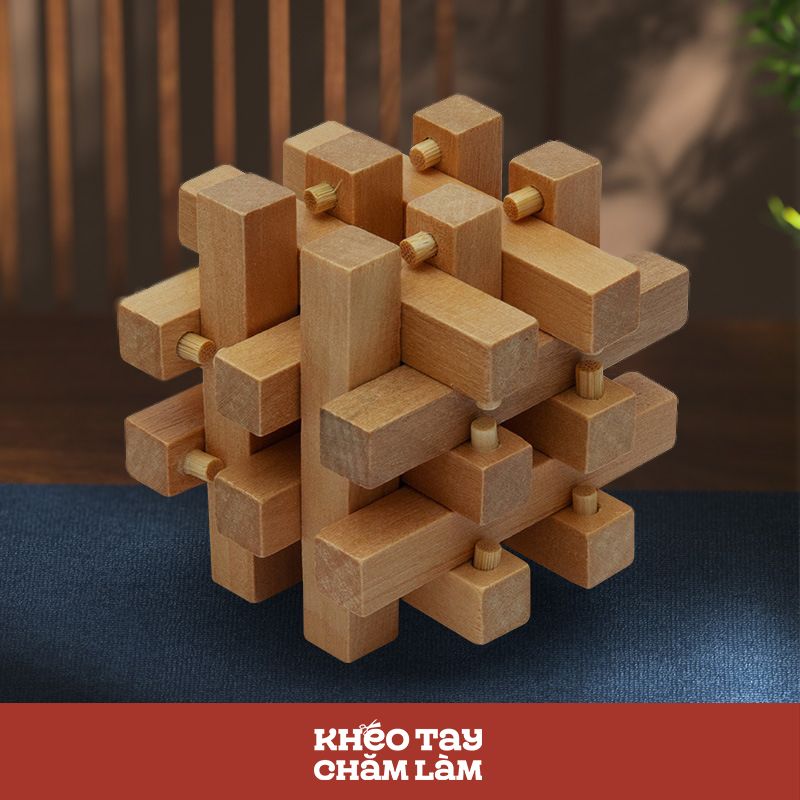  Đồ chơi trí tuệ Khóa gỗ Kong Ming Luban – trò chơi gỗ tháo lắp thông minh cho người lớn và thiếu niên 
