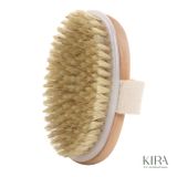  Bàn chải tắm massage cán dài và cọ khô toàn thân bằng gỗ – Tẩy tế bào chết, cải thiện lưu thông máu, spa tại nhà 