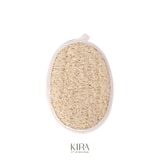  Miếng tắm tẩy da chết bằng xơ mướp tự nhiên hình bầu dục kích thước 12x8cm giúp làm sạch tế bào chết, massage chăm sóc da nhẹ nhàng thư giãn 