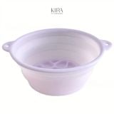  Chậu Đá Lạnh Rửa Mặt Gập Gọn Silicone 1.5L – Dụng Cụ Ngâm Mặt Ice Basin Skin Reviver giúp săn chắc da, se khít lỗ chân lông, cho tinh thần sảng khoái 