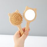  Lược mèo tích hợp gương soi đa năng tiện lợi giúp chải thông kinh lạc, thư giãn da đầu 