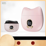  Guasha điện với đá Bianstone dụng cụ làm đẹp nâng cơ mặt, cạo gió, đả thông kinh lạc vai và cổ, chế độ EMS và làm nóng tăng cường hiệu quả 