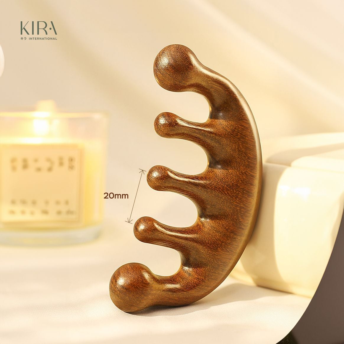  Lược Massage Gỗ Đàn Hương Bấm Huyệt, Massage Đầu Gáy Cải Thiện Tuần Hoàn Máu, Dụng Cụ Massage Thư Giãn Toàn Thân 