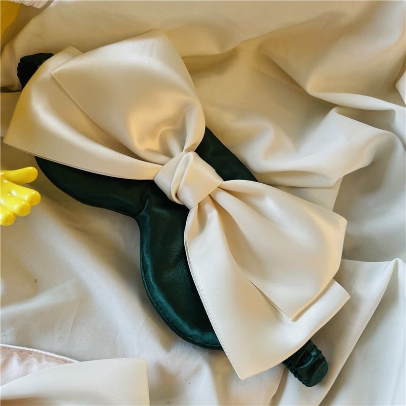  Bịt mắt Nơ lụa băng đeo khi ngủ, thời trang và phong cách 