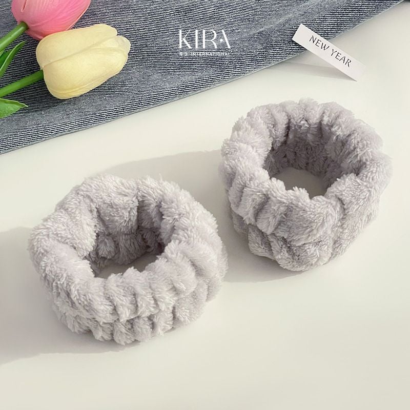  Set băng đô rửa mặt tai thỏ dễ thương, băng đô tai thú Hàn Quốc, băng đô cố định tóc cho nữ 