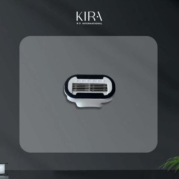  Dao cạo râu nam Whityle 5 lưỡi cao cấp, kèm hộp đựng tiện lợi, cạo sạch râu an toàn không trầy xước 