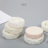  Miếng xơ mướp tắm rửa tẩy tế bào chết thiên nhiên tròn 5-7cm 