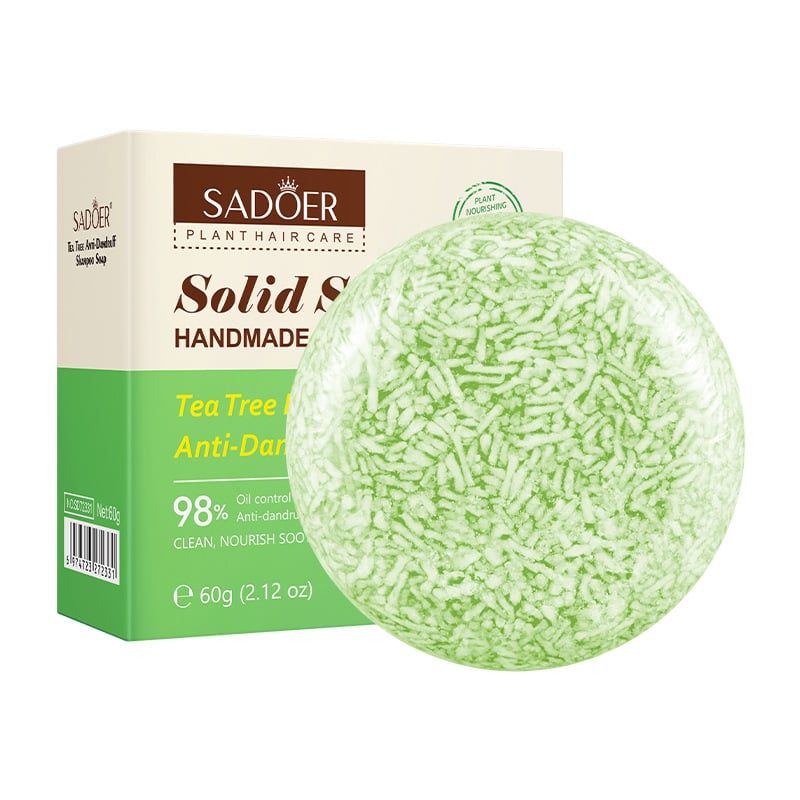  Xà phòng gội đầu chiết xuất thực vật lành tính SADOER – 60g - Dạng bánh nhỏ gọn, tiết kiệm hơn dầu gội thông thường phù hợp mọi loại tóc 