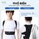  Đai chống gù lưng siêu mỏng thoáng khí | Đeo ẩn bên trong – Giữ dáng thẳng tự nhiên 