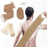  Khăn tắm chà lưng xơ mướp tự nhiên, tẩy tế bào chết, massage cơ thể, phụ kiện tắm gội tiện lợi 