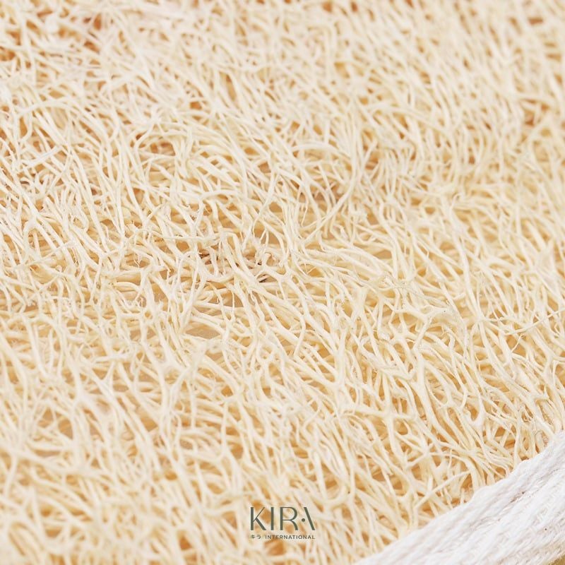  Miếng tắm tẩy da chết bằng xơ mướp tự nhiên hình bầu dục kích thước 12x8cm giúp làm sạch tế bào chết, massage chăm sóc da nhẹ nhàng thư giãn 