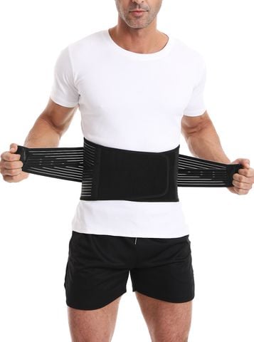  Đai bảo vệ lưng – Hỗ trợ cột sống thắt lưng, giảm mỏi cơ lưng, phù hợp nam nữ, dùng trong mùa đông, tập thể thao, gym, yoga, hỗ trợ lưng. 