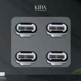  Dao cạo râu nam Whityle 5 lưỡi cao cấp, kèm hộp đựng tiện lợi, cạo sạch râu an toàn không trầy xước 