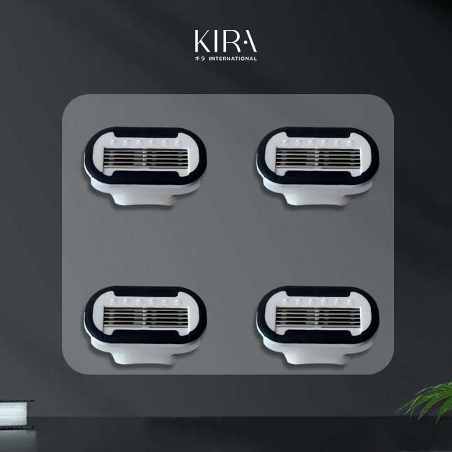  Dao cạo râu nam Whityle 5 lưỡi cao cấp, kèm hộp đựng tiện lợi, cạo sạch râu an toàn không trầy xước 