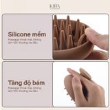  Lược gội đầu massage da đầu silicone mềm tẩy gàu kích thích mọc tóc cho nam nữ 