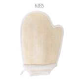  Miếng tắm xơ mướp kèm vải cotton mềm mại – Tẩy tế bào chết toàn thân – Nhanh mềm khi gặp nước – Miếng chà lưng và găng t 